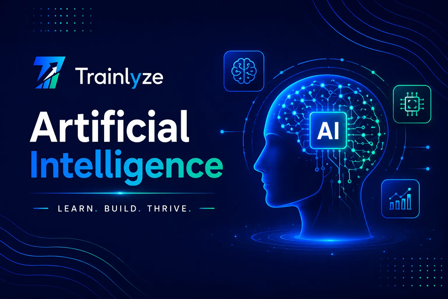 Artificial Intelligence Training & Internship Poster