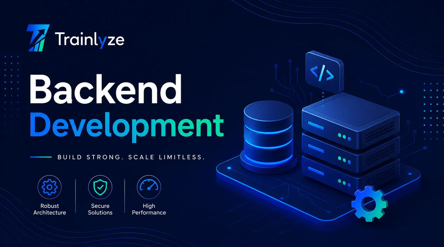 Backend Development Training & Internship Poster