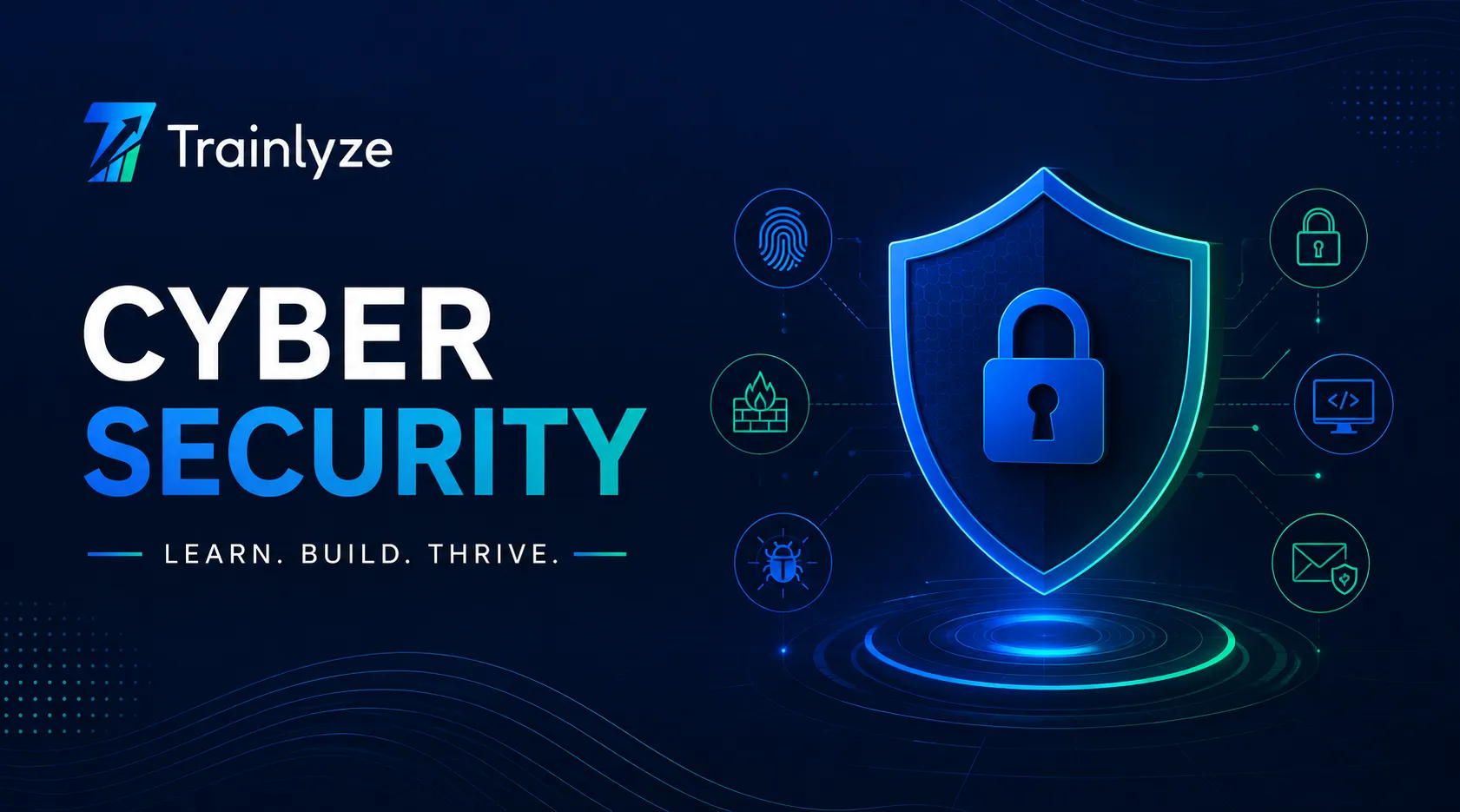 Cybersecurity Training & Internship Poster